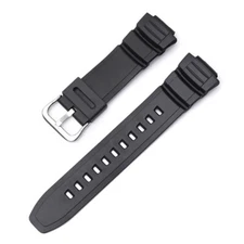 TPU Watchband For Casio MCW-100H MCW-110H W-S220 HDD-S100 WV-200 AE-2000 Strap