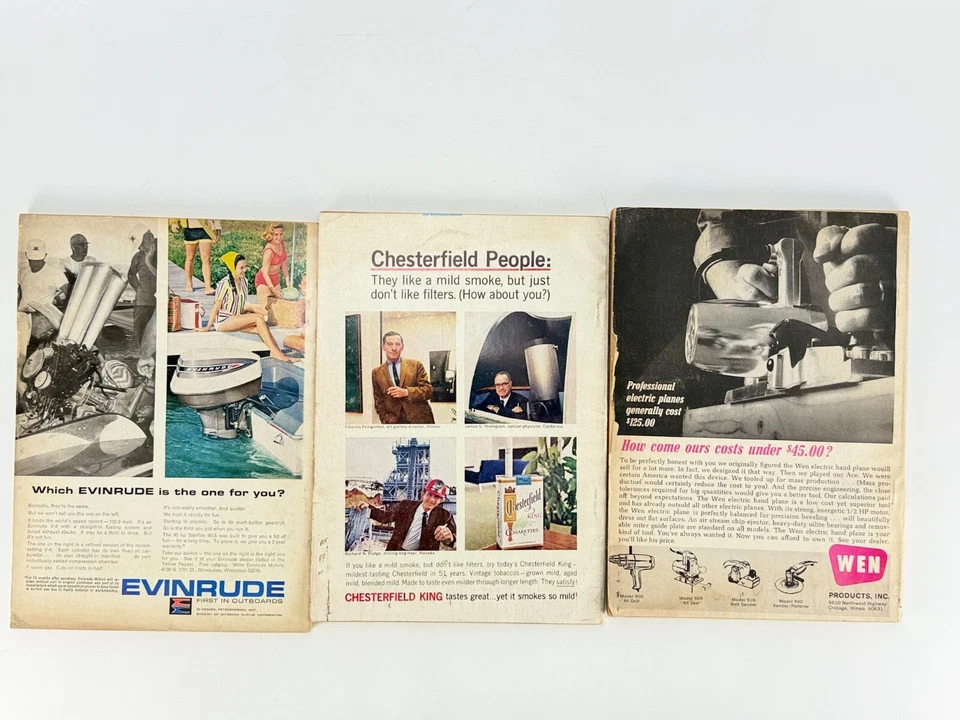 1965 Lot 0f 3 Mechanix Illustrated Magazine Jet Bus - New Cars - GE Machine Man Foto 2 de 4