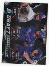 2019 Bowman Chrome Draft Baty/Peterson/Cortes Draft Progressions !!!