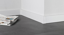 Moderne Sockelleiste MDF Vorteilspack  Fußleiste weiß 20 x 58 mm