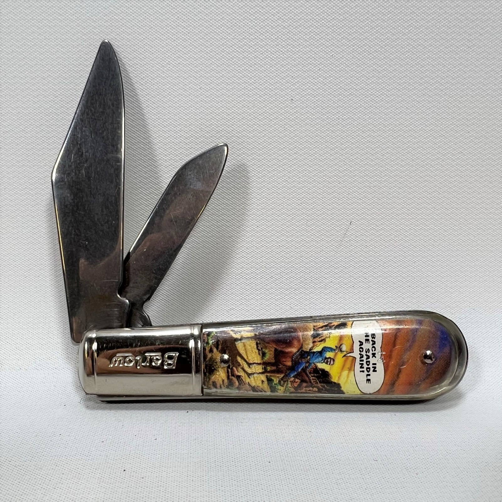 Barlow Novelty Knife Gene Autry USA 2 Blade Folding Pocket Knife eBay