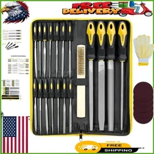 Complete 26-Piece File Kit with Storage Bag - Essential for Crafts & Repairs