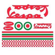 STAR SAM  Kit Aufkleber für Vespa Italia Hel...