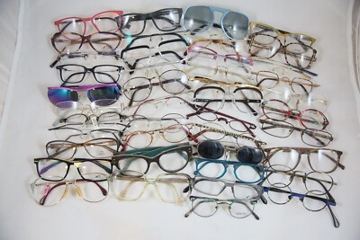 LOT OF 75 VINTAGE USED EYEGLASSES FOR MEN AND WOMEN 5 | eBay display picture 3