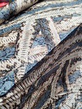 Snake Skin Gray Stretch Spandex Fabric By The Yard Fashion Dress Clothing Beige