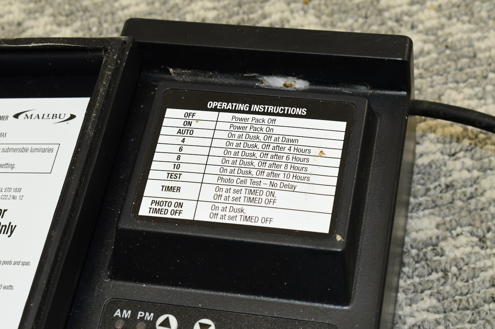 Malibu 120 Watt Low Voltage Landscape Power Pack Transformer 81009120