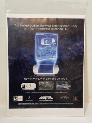 Star Wars Battlefront Renegade Squadron PSP 2007 Magazine Print Ad Promo Art