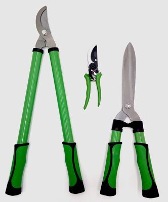 Gartenscheren-Set Astschere Rosenschere Heckenschere Gartenschere Strauchschere 