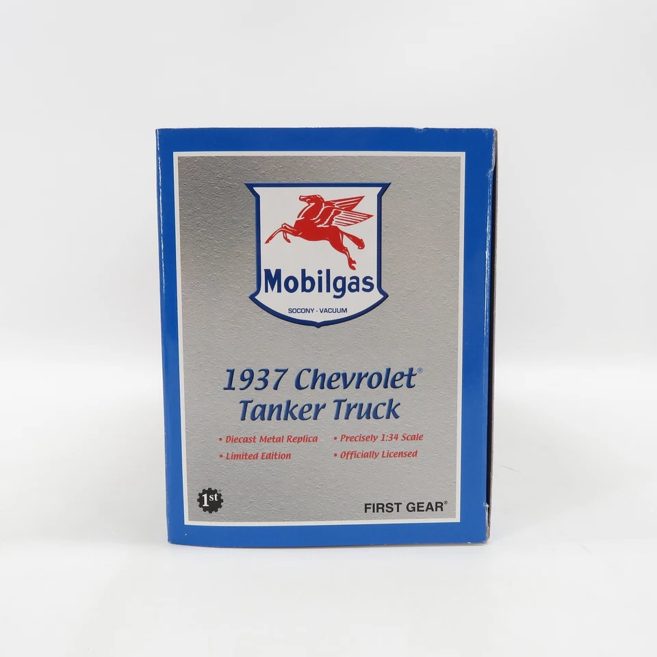 First Gear Mobilgas 1937 Chevy Tanker Truck 1:34 Die Cast Replica #19-3241 - Изображение 3 из 4