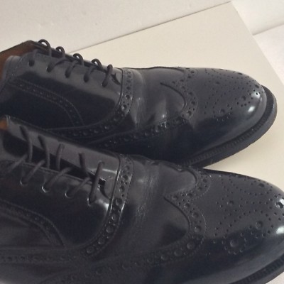 Cole Haan Shoes Mens 11.5 Black Wingtip Oxford Brogue  display picture 3