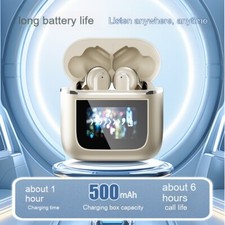 Intelligent Touch Screen Bluetooth Earphones For Extended Battery Life And Noise