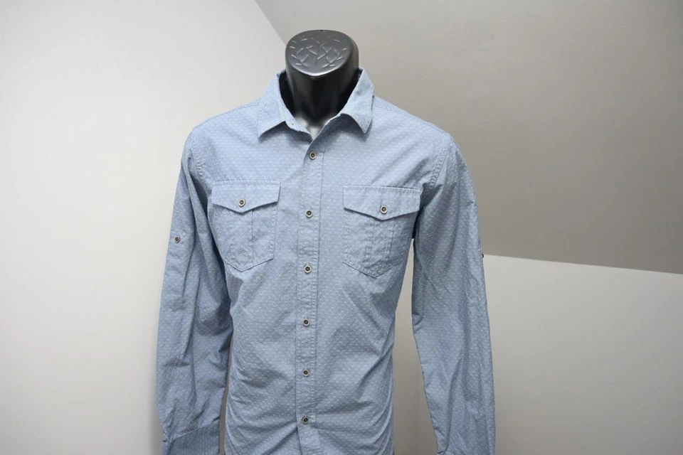 Prana Breathe Camp Shirt Button Up Mountain Hiking Mens Sz Small - Image 2 of 4