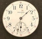 Antique 1908 Waltham Seaside 1890 Pocket Watch Movement Good Balance 6s 15j USA