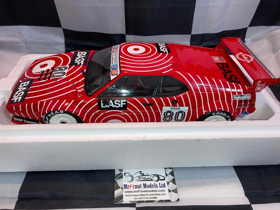 1:12 Minichamps 125802980 Hans Joachim Stuck BMW M1 ProCar #80 BASF 1980 - Image 3 of 4