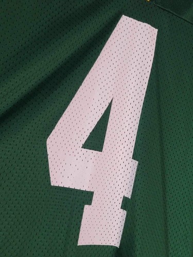 Maglia Green Bay Packers Brett Favre Wilson USA anni 90 NFL uomo L/46 vintage - Foto 3 di 6
