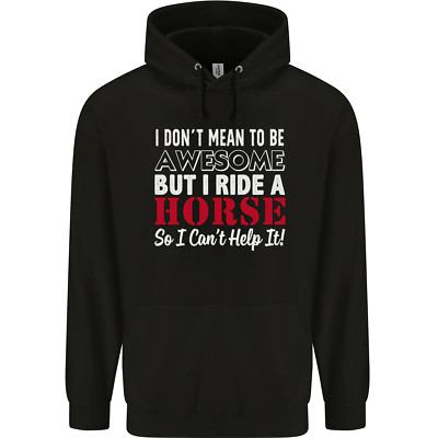 Ich Meine Nicht, Ein Pferd Zu Reiten Kinder Hoodie