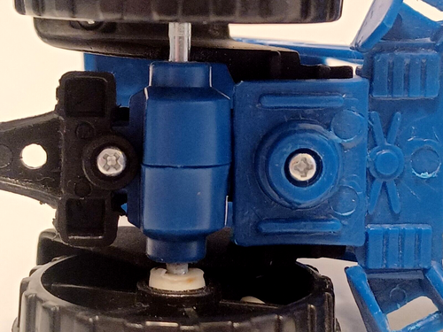 Unbranded 03072011 Toy Tractor Blue/White Plastic 1:64 Scale - Picture 12 of 15