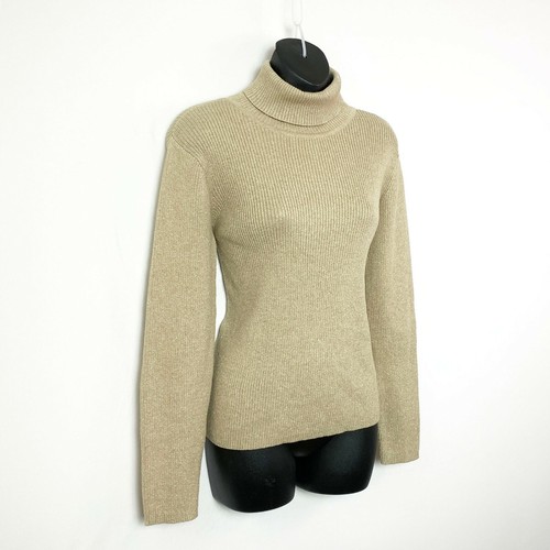 Liz Claiborne Womens Long Sleeve Tan 