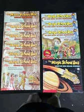 THE MAGIC SCHOOL BUS BY JOANNA COLE, LOT OF 10, PAPERBACK, 1987-1994 VGC