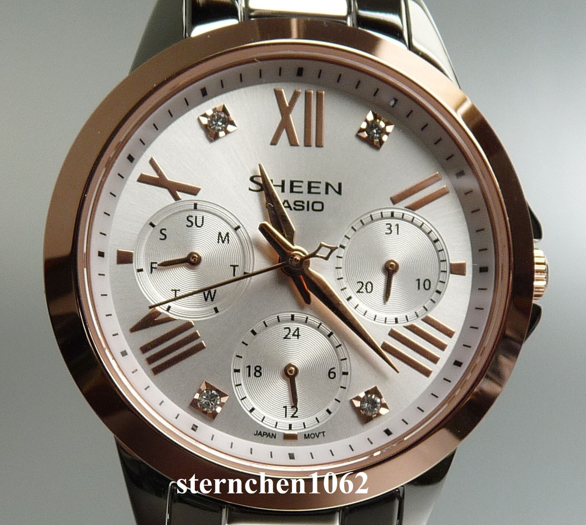 Casio Watches Sheen Uhren Casio SHE-4550G-9A SHEEN Gold Women