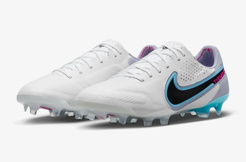 Nike Tiempo Legend 9 Elite FG White/Blue Size US 8-12 Football Soccer Boots New✅
