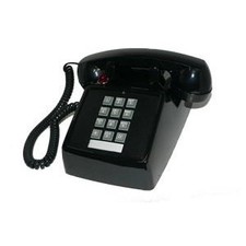 NEW Cortelco ITT2500V27MBK 250000VBA27M Standard Phone - Black 1 x Line