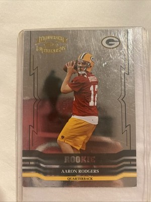 2005 Donruss Throwback Threads Foil Rookie #192 Aaron Rodgers No 433 of 999