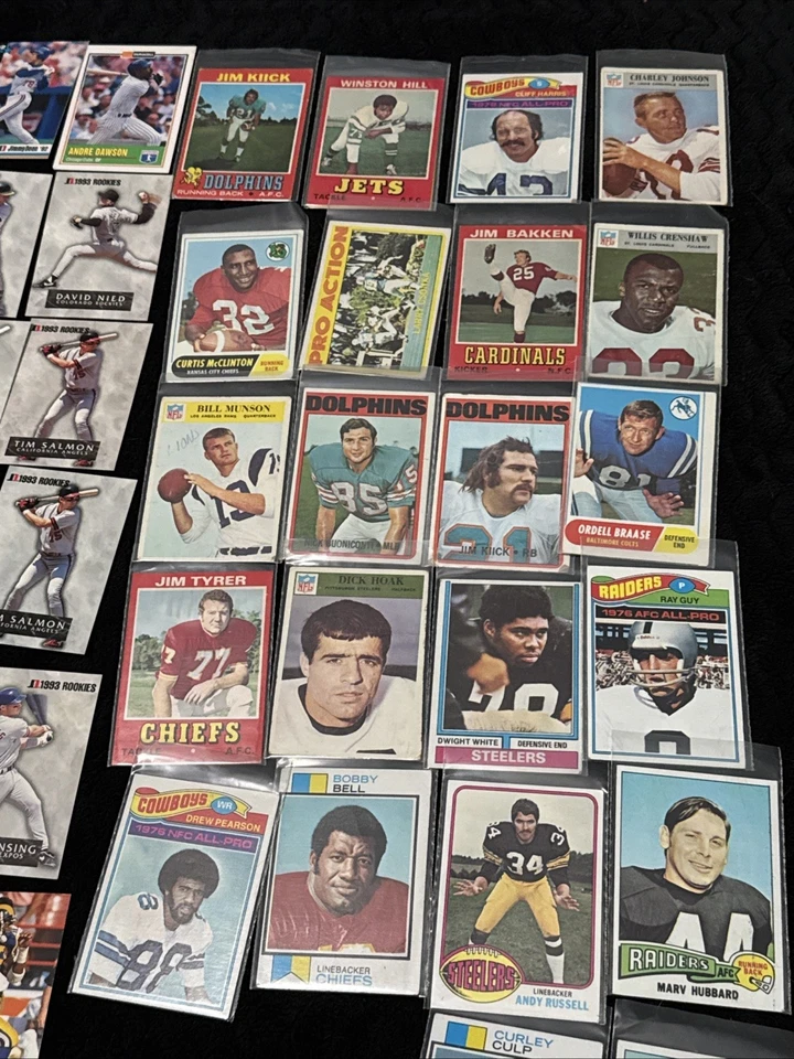 Lot Large Topps & Other Brand Sport Cards Rookie Cards  MLB NFL 70s,80s,90s - Image 3 of 4