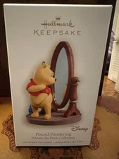 Hallmark Keepsake Pound Pondering Disney Winnie The Pooh 2008 Ornament w/Box NEW