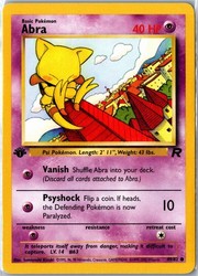 Abra 49/82 Team Rocket 1st Edition Common