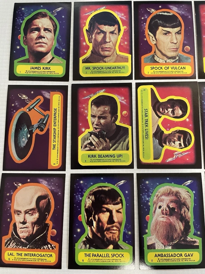 1976 Topps Star Trek Complete Master Set (88) Cards (22) Stickers - Image 2 of 4