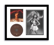 Ariana Grande Autographed 11x14 Framed CD Photo Eternal Sunshine Wicked ACOA