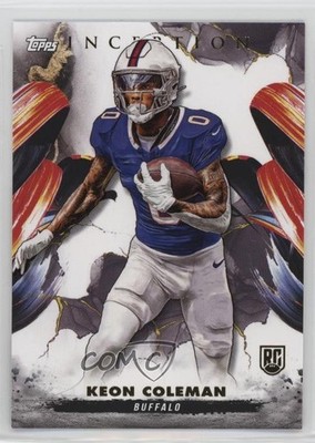 2024 Topps Inception Keon Coleman #171 Rookie RC 3hd