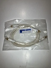 DH Labs Silver Sonic White Lightning 0.5 meter pair RCA Interconnect Cable