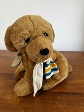 Dakin Soft Classics Plush Dog Stuffed Animal Puppy Sock 1987 Fun Farm Vintage