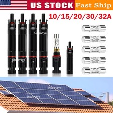 10PCS Solar Fuses Holder Inline Waterproof Solar Fuse Connector for Solar Panel