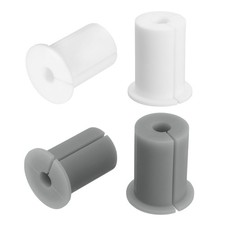 4PCS Wall Cable Grommet for 1 Inch Wall Hole (White Grey)