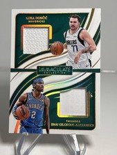 Panini Immaculate Dual Jerseys Luka Dončić Shai Gilgeous-Alexander #IDM-LDS /49