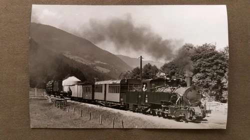 9996 Press Photo Zillertal Railway Steam Train from 1965