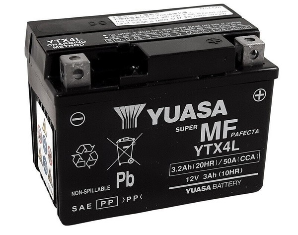 600 XTE / 125 200 TSR / 350 DR S / 650 DR - Batterie Yuasa YTX4L FA-image