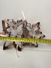 Old River Road Copper Cookie Cutters; Lot of 3 Different SNOWFLAKES 6” - 6.5” — photo 4