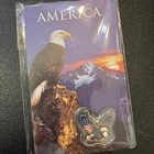 2026 American Bald Eagle Jumbo 1 gram Colorized .999 Silver Shaped T-BOX!!!p