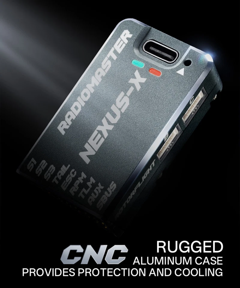 RadioMaster NEXUS-X Helicopter Gyro 5-16V 256MB Support CRSF ELRS GHOST S.BUS - Image 4 of 4