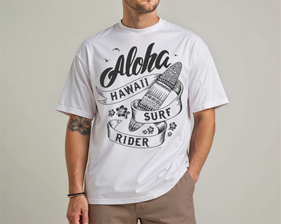 ALOHA HAWAII SURF RIDER T-SHIRT