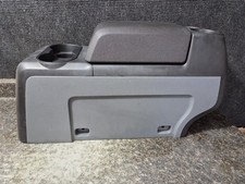 11-14 Ford F-150 Front Floor Center Console Arm Rest Assembly Gray Black Oem