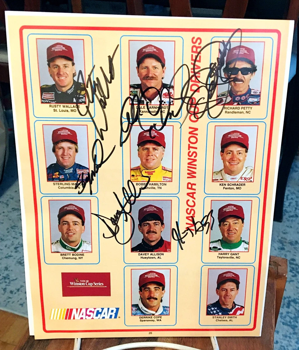 Dale Earnhardt NASCAR Original Autographed Photos for sale | eBay