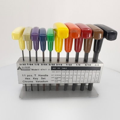 #ad Vintage ALLTRADE PROFESSIONAL 10 Piece Allen Key T Handle Hex Set 474 T 11 $31.49