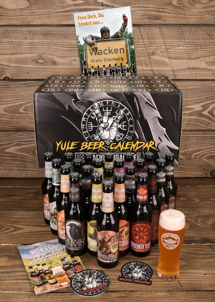 Wacken Brauerei Bier Adventskalender, Yule Edition 2025 Craft Beer Kalender - Bild 3 von 4