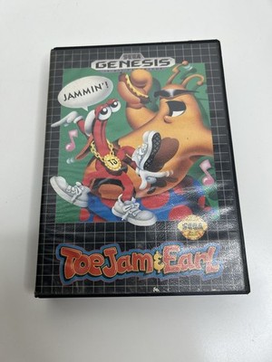 ToeJam & Earl - Authentic Sega Genesis Game Game And Cover Art No Manual Toe Jam