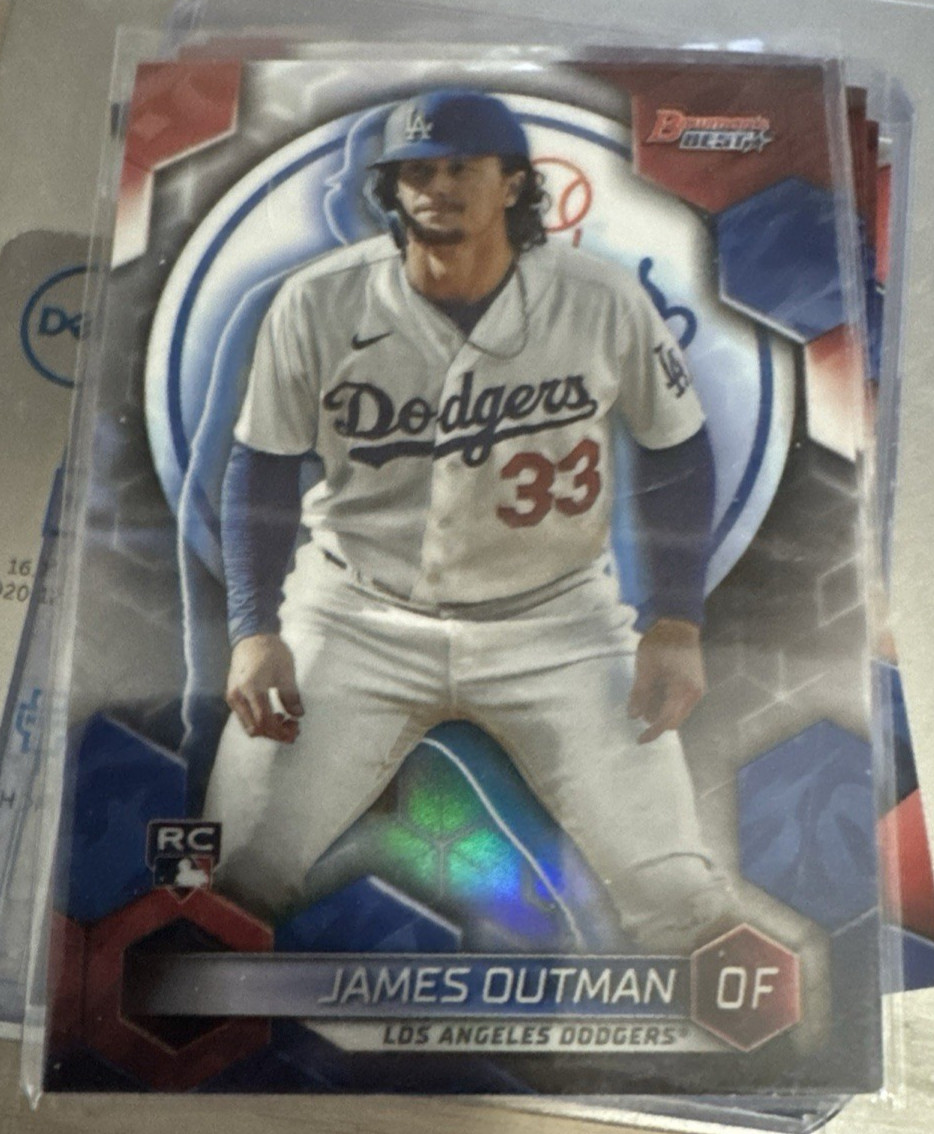 2023 Bowman's Best - Refractor #63 James Outman (RC)